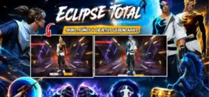 Todo sobre el evento Eclipse Total en Free Fire: Skins, Puños y Objetos Legendarios.